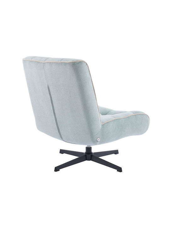 Fl820 Relax Armchair Swivel Mint Green 71x82x86cm