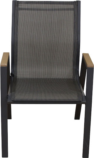 Selby Grey Outdoor Chair 56x64x90cm