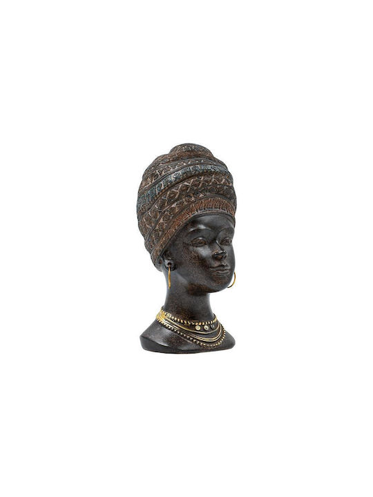 Fylliana Διακοσμητικό Χώρου African Woman Πολυρητίνης 11x13x23cm