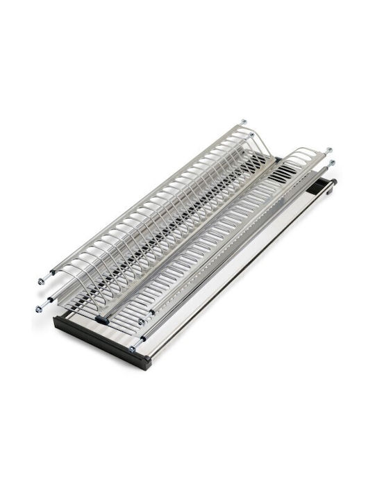 Emuca Cabinet Dish Rack in Silver Color