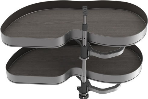 Emuca Closet Mechanism Expanding with Brakes Grey 223-8383135HAR