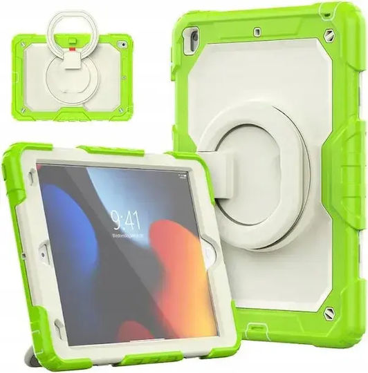 Калъф iPad 9 8 7 10.2" със стойка и презрамка за рамо зелен