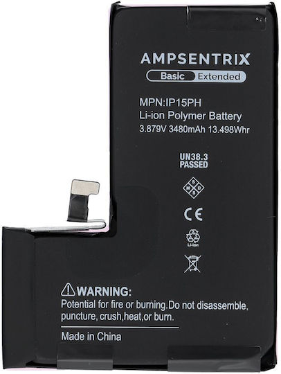Ampsentrix Kompatibler Ersatzakku für iPhone 15 PRO