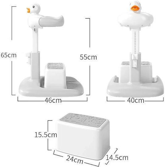 Baby Bath Stand Folding Adjustable Height & Non-Slip Base – Khaki Seat