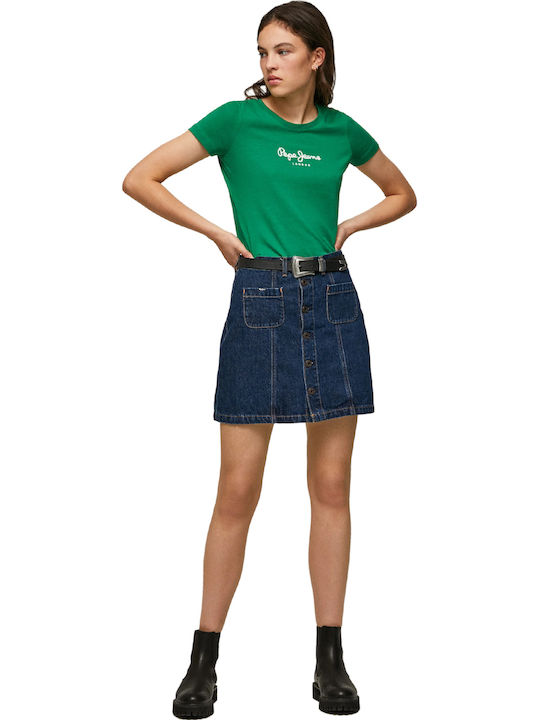 New Virgina Women's T-shirt Green