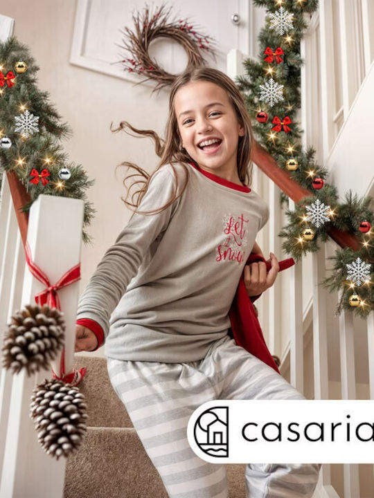 Casaria Lighted Christmas Garland White 1pc