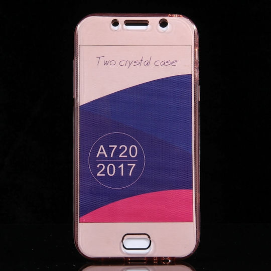 A720 Umschlag Rückseite Silikon / Kunststoff 0.75mm Transparent (Galaxy A7 2017)