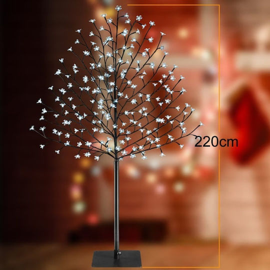 Christmas Decorative Tree Monzana 220 Cm Blue LED Lighting Remote Control Indoor Outdoor
