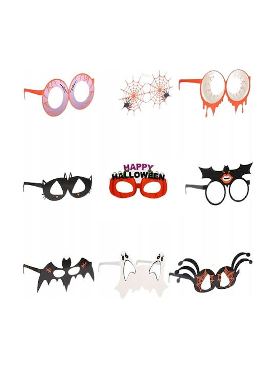Paper Glasses Cosplay Costume Halloween Set 9 Pieces