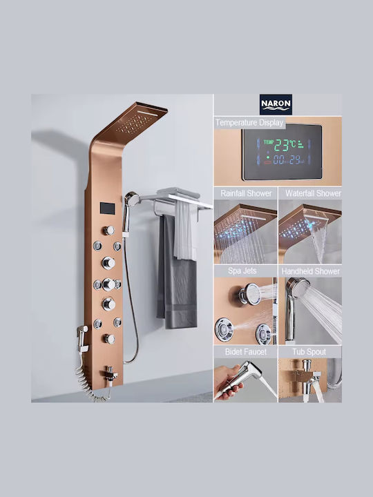 Naron Hydro Massage Column Rose Gold