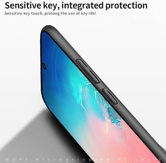Galaxy Umschlag Rückseite Kunststoff Schwarz (Samsung Galaxy A91, S10Lite)