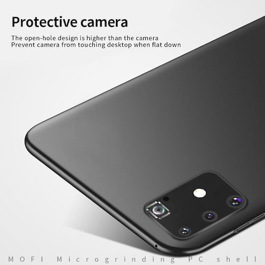 Galaxy Umschlag Rückseite Kunststoff Schwarz (Samsung Galaxy A91, S10Lite)