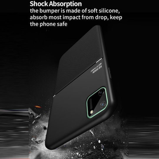 Classic Back Cover Plastic / Silicone Magnetic Black (Realme C11)