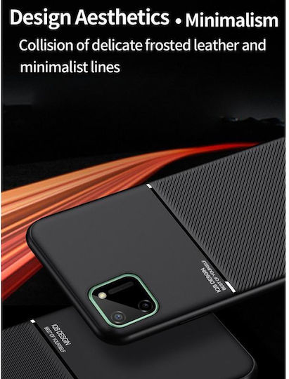 Classic Back Cover Plastic / Silicone Magnetic Black (Realme C11)