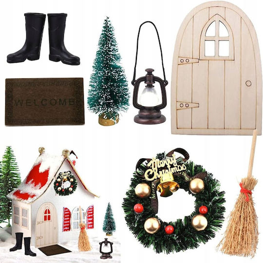 Set Miniature Christmas Accessories Christmas Decorations
