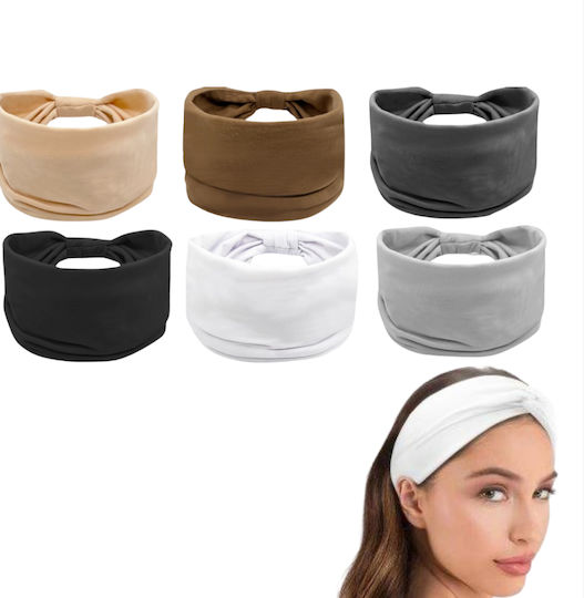 Venuste Wide Hair Bands Women 6 Pieces Various Colors