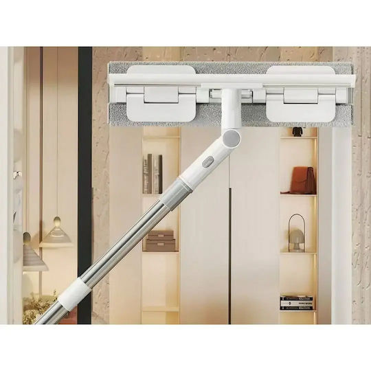 Multifunctional Window and Floor Cleaning Tool 2-in-1 Telescopic Handle