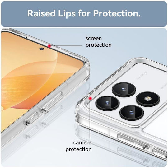 Umschlag Rückseite Silikon Transparent (Xiaomi Redmi K70 Pro)