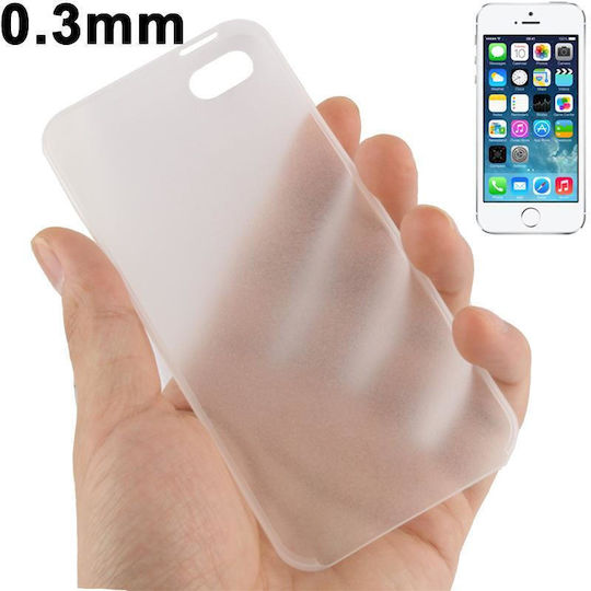 Ultra Thin Back Cover Plastic 0.3mm Transparent (iPhone 5/5s/SE)