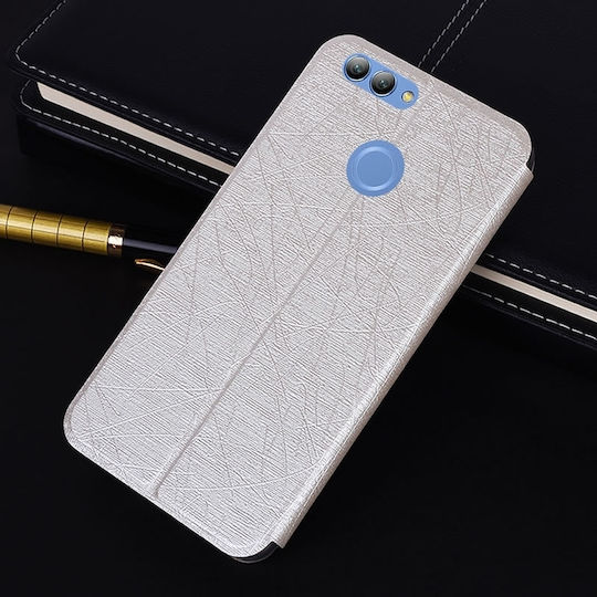 Leather Case Lenovo A5 Egyptian Texture Horizontal Opening Silver Case