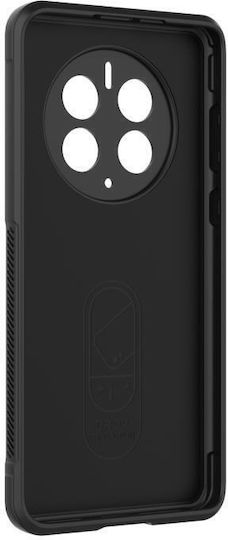 Umschlag Rückseite Silikon Schwarz (Huawei Mate 50 Pro)