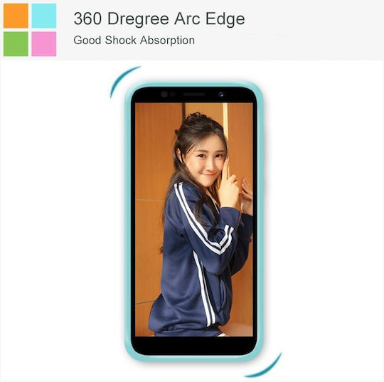 Transparent TPU Protective Case Frosted Finish Lenovo A5 L18011 White