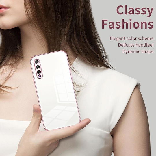 Honor 9X Pro Huawei Y9s Transparent Plating Fine Hole Phone Case Purple