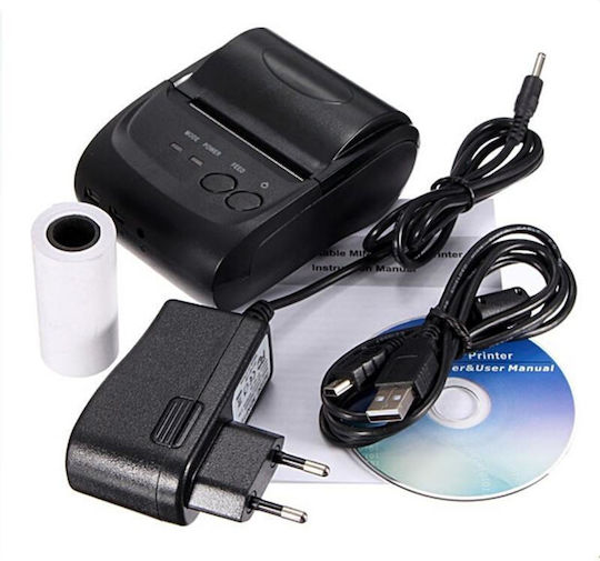 Pos-5802 Θερμικός Εκτυπωτής Αποδείξεων Φορητός Bluetooth