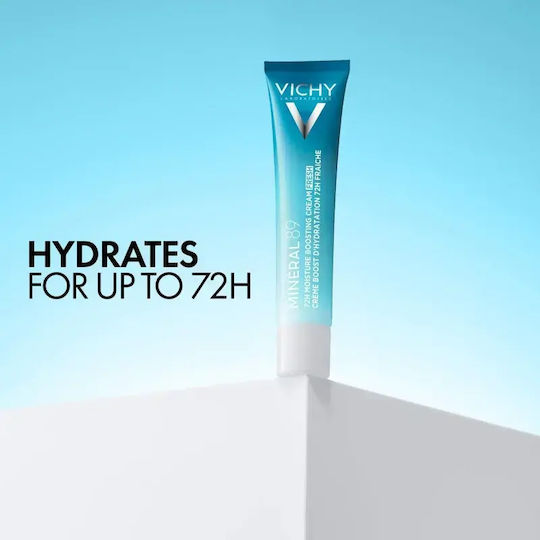 Vichy Minéral 89 72h Moisture Boosting Face Cream Hyaluronic Acid Fresh 40 Ml