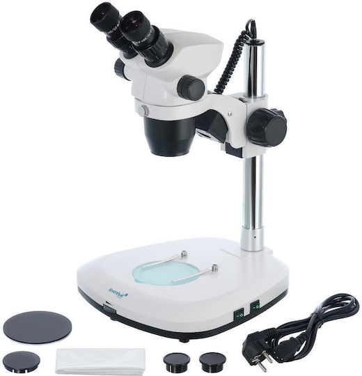 Levenhuk Zoom 1b Binocular Microscope 7-45x Magnification Stereo Microscope Variable Magnification Lens 235 Mm Working Distance