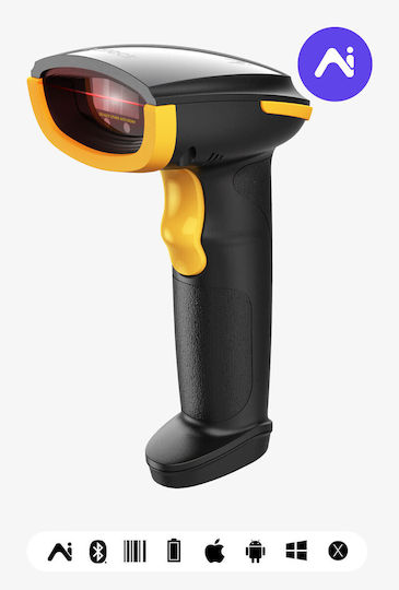 Inateck Handheld Scanner with 2D and QR Barcode Reading Capability