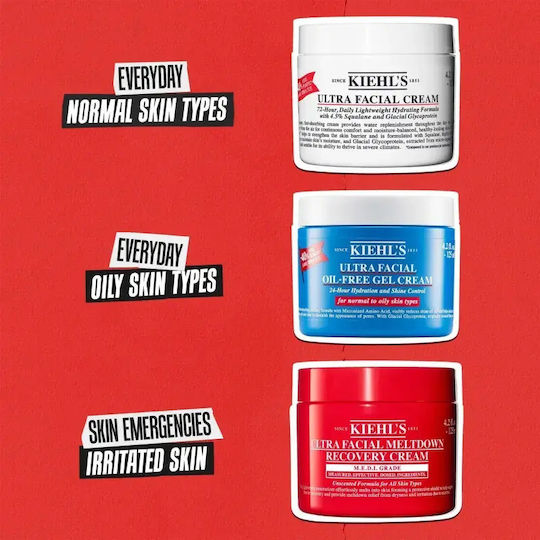 Light Regenerating Cream Kiehl's Ultra Facial Meltdown Recovery Cream Capacity Ml 28