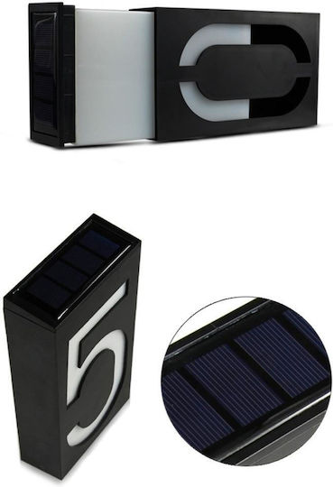 Wall Mounted Solar Light 0.36W Red with Photocell