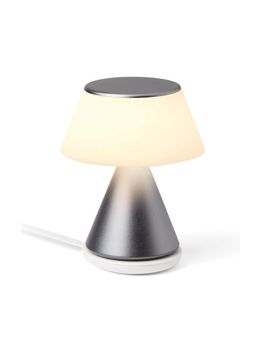 Lexon Luma Dekorative Lampe Silber