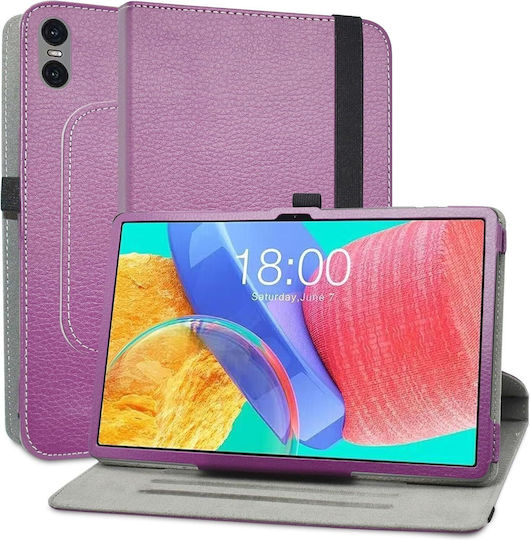 Husă Rotativă Teclast P25t 10.1" din Piele PU cu Funcție Stand Mov