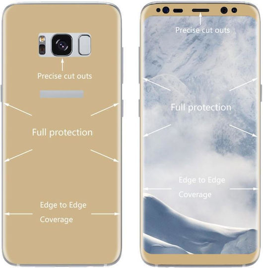 Hat-prince Front 3D 0.26mm Full Face Tempered Glass Aur (Galaxy S8)