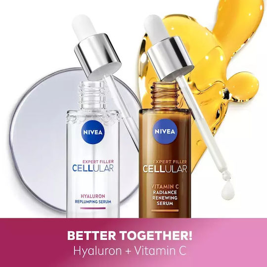 Удобна Опаковка Стягане На Кожата Nivea Hyaluron Cellular Filler