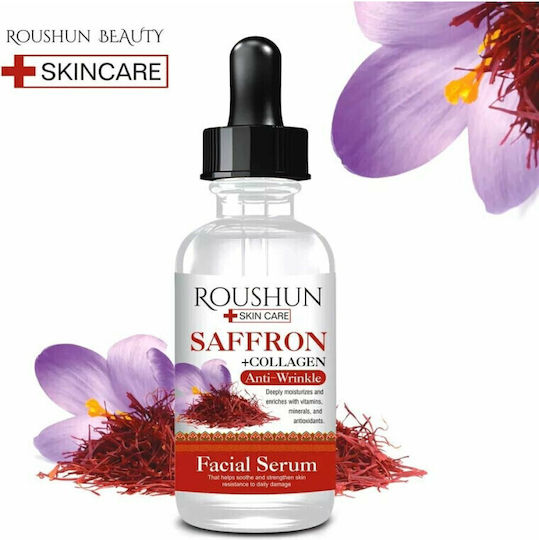 Serum Facial Șofran Colagen Hidratant Anti-rid Roushun 30 Ml