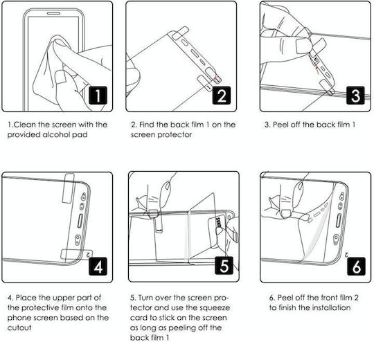3D 0.1mm Hydrogel Screen Protector (Redmi 6/6a)