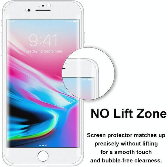 3D 0.1mm Full Face Tempered Glass 50τμχ (iPhone 8 Plus / 7 Plus)