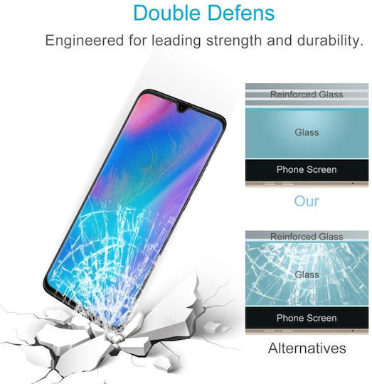 9D Full Face Tempered Glass Black (Huawei P30)