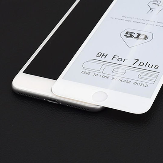 5D Vollflächig gehärtetes Glas (OnePlus 6T)
