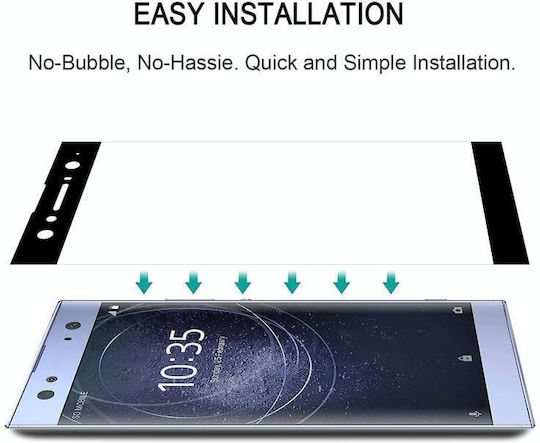 Ultra 3D Закалено стъкло за цялото лице (Xperia XA2)