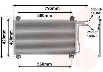 NTY Car Air Condition Radiator for Mercedes-Benz Sprinter