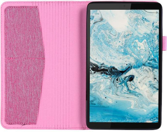 Horizontal Flip TPU Back Cover Pink Lenovo Tab M7