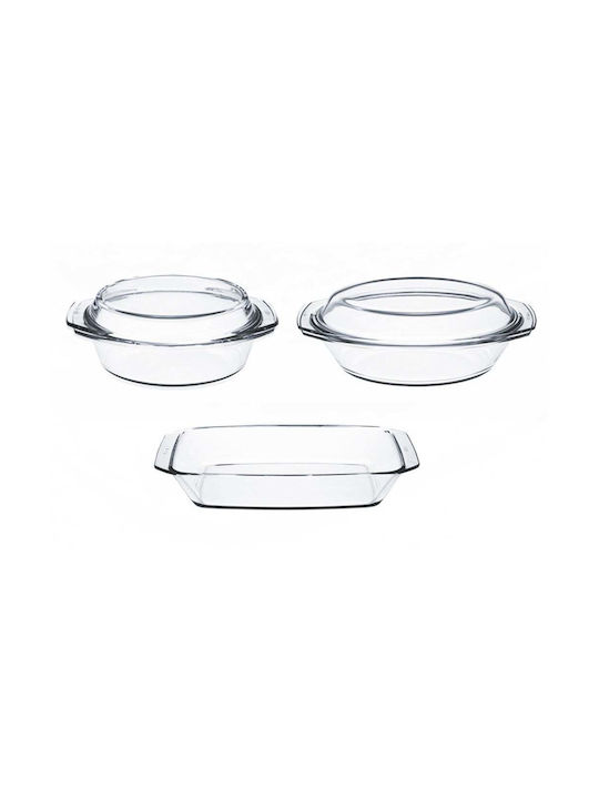 Simax Vas de Gătit Rezistent la Căldură Sticlă cu Capac 600ml 5buc