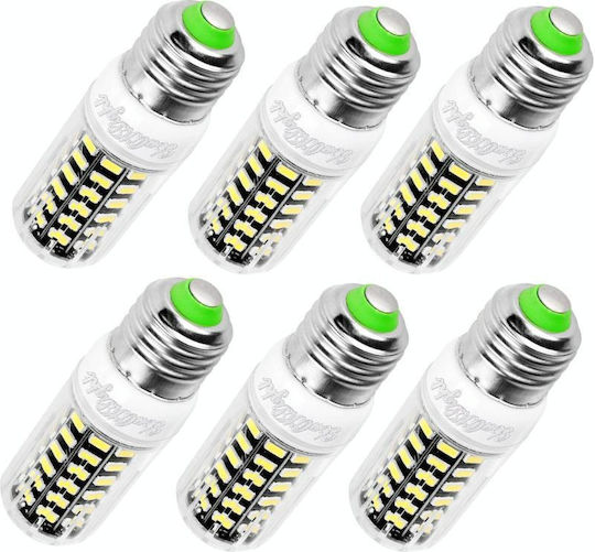 Крушка LED крушки 7W за фасунга E27 Топло бяло 560лм 6бр