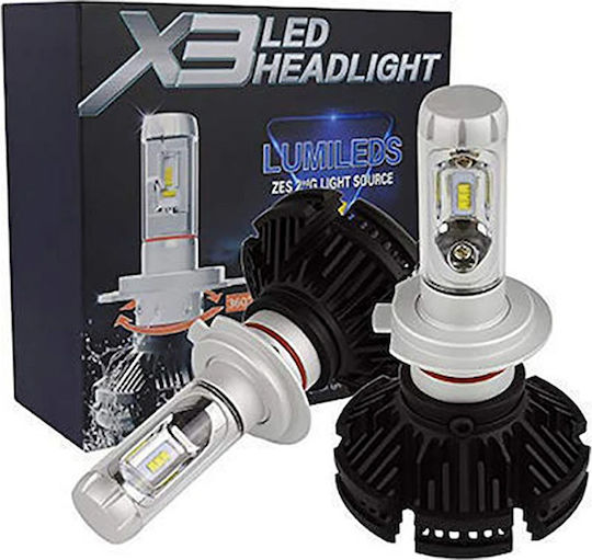 Lămpi Autoturismului & Motocicletei H11 LED 6000K Alb rece 32V 50W 2buc