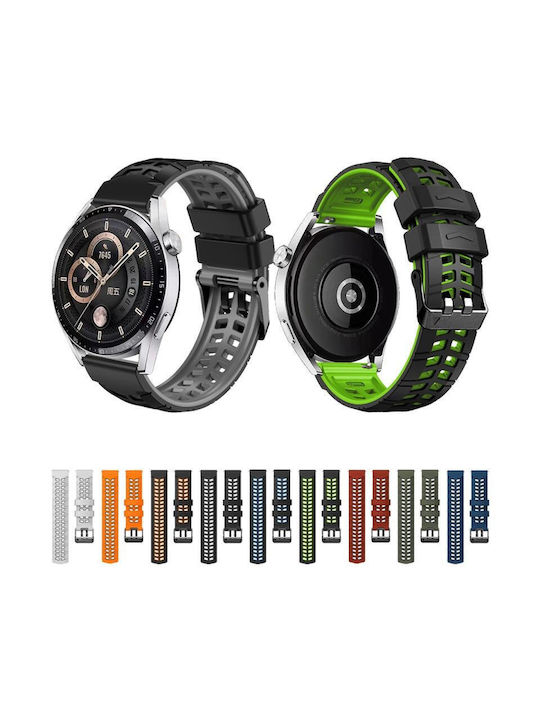 Каишка Силикон Черен (Huawei Watch4, Watch4 Pro, Watch3, Watch3 Pro)
