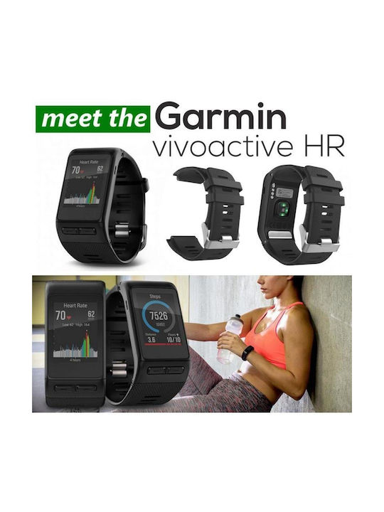 Armband Silikon Marineblau (Forerunner 55/245/645 / Vivoactive 3/5/HR / Venu Sq 2)